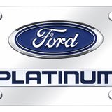Dual Ford Platinum License Plate - Official Licensed