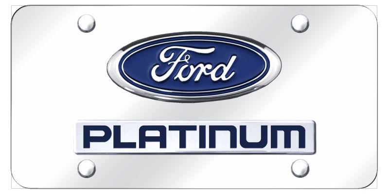 Dual Ford Platinum License Plate - Official Licensed