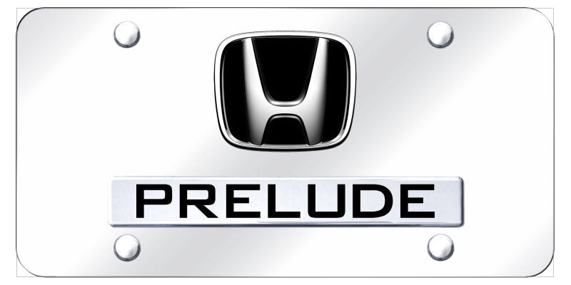 Dual Honda Prelude License Plate - Official Licensed