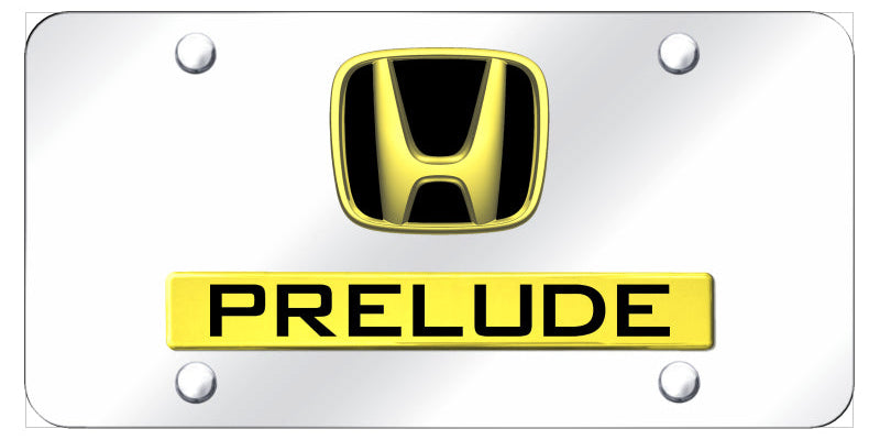 Dual Honda Prelude License Plate - Official Licensed