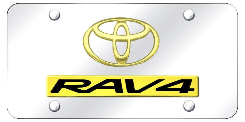 Dual Toyota RAV4 License Plate - Official Licensed