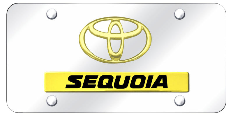 Dual Toyota Sequoia License Plate - Official Licensed