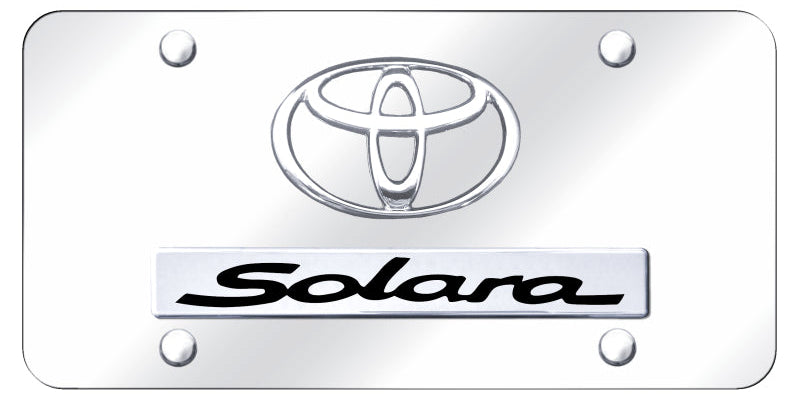 Dual Toyota Solara License Plate - Official Licensed