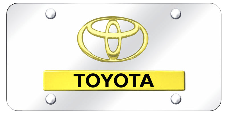 Dual Toyota License Plate - Official Licensed