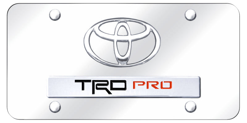 Dual Toyota TRD Pro License Plate - Official Licensed