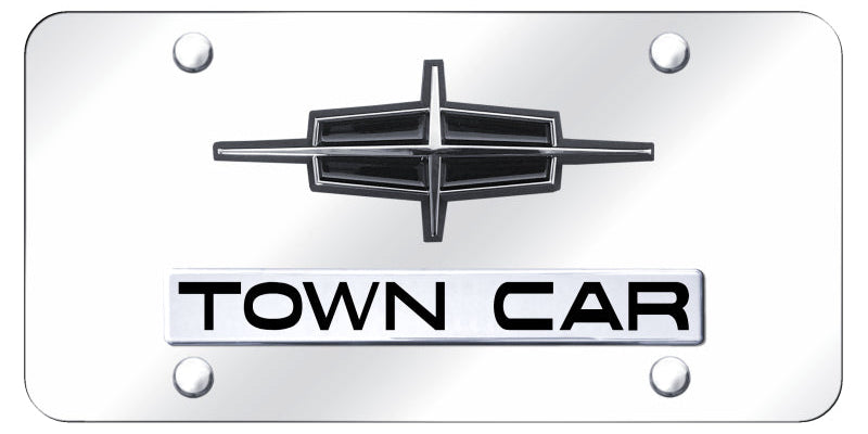 Dual Lincoln Town Car License Plate - Official Licensed
