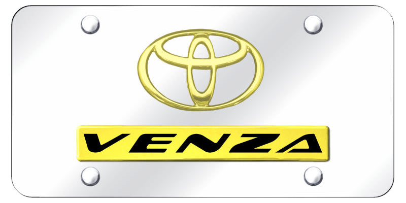 Dual Toyota Venza License Plate - Official Licensed