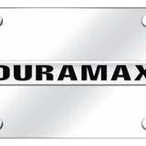 GMC Duramax Name License Plate - Chrome on Mirrored - Official Licensed