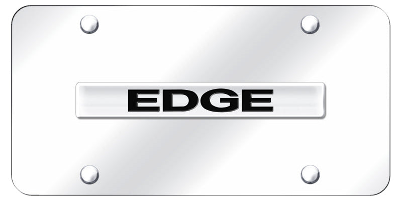 Ford Edge Name License Plate - Chrome Logo - Official Licensed