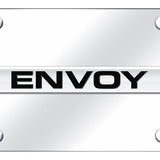 GMC Envoy Name License Plate - Chrome on Mirrored - Official Licensed