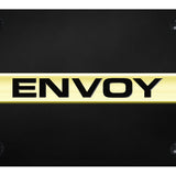 GMC Envoy Name License Plate - Gold on Black - Official Licensed