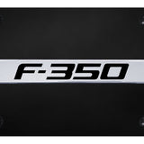 Ford F-350 License Plate - Chrome - Official Licensed