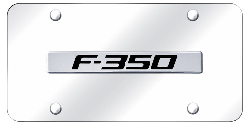 Ford F-350 License Plate - Chrome - Official Licensed