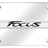Ford Focus Name License Plate - Chrome on - Official Licensed
