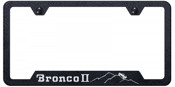 Ford Bronco II Mountain Cut-Out Frame - Laser Etched - Official Licensed