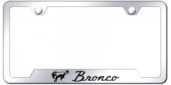 Ford Bronco Cut-Out Frame - Laser Etched - Official Licensed