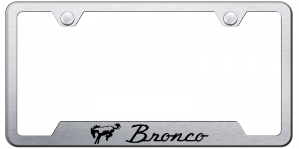 Ford Bronco Cut-Out Frame - Laser Etched - Official Licensed