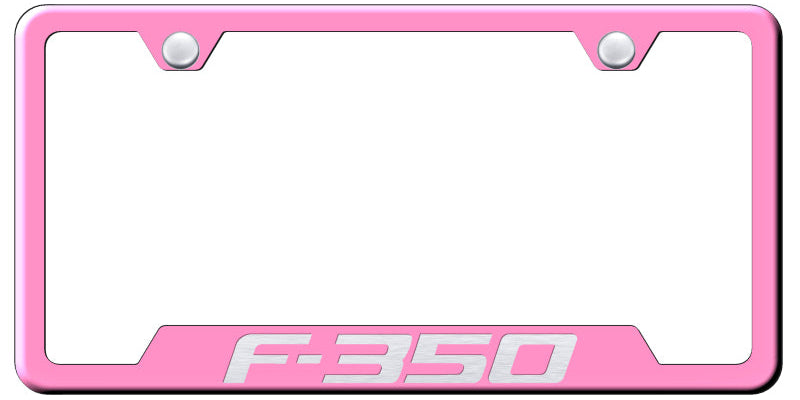 Ford F-350 Cut-Out Frame - Laser Etched - Official Licensed