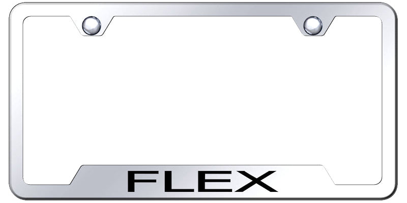 Ford Flex Cut-Out Frame - Laser Etched - Official Licensed