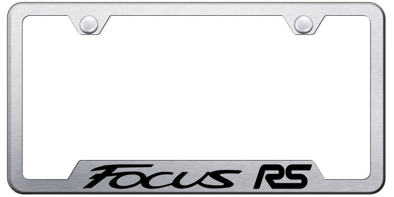 Ford Focus RS Cut-Out Frame - Laser Etched - Official Licensed