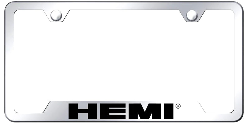 Mopar Hemi Cut-Out License Plate Frame - Official Licensed