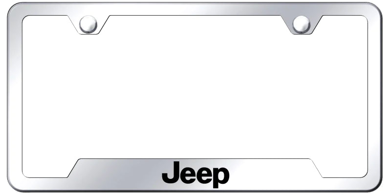Jeep Cut-Out Frame - Laser Etched - Official Licensed