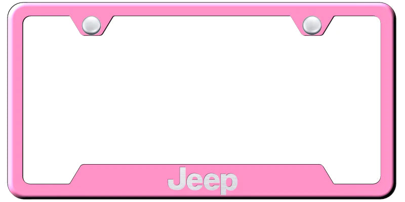 Jeep Cut-Out Frame - Laser Etched - Official Licensed