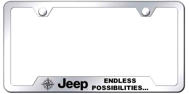 Jeep Endless Cut-Out Frame - Laser Etched - Official Licensed