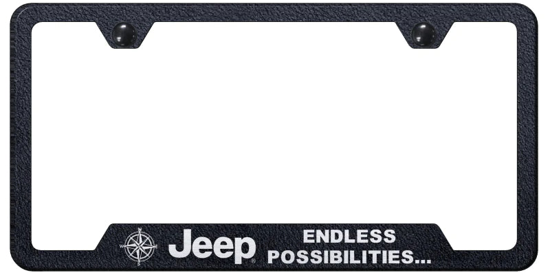 Jeep Endless Cut-Out Frame - Laser Etched - Official Licensed