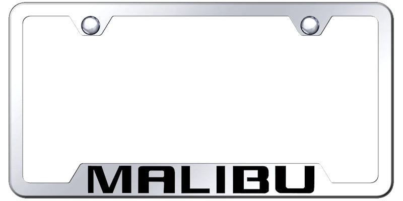 Chevrolet Malibu Cut-Out License Plate Frame - Official Licensed