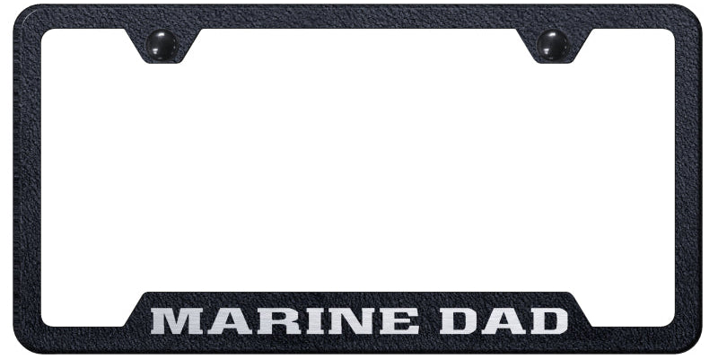 Marine Dad Cut-Out Frame - Laser Etched - Official Licensed