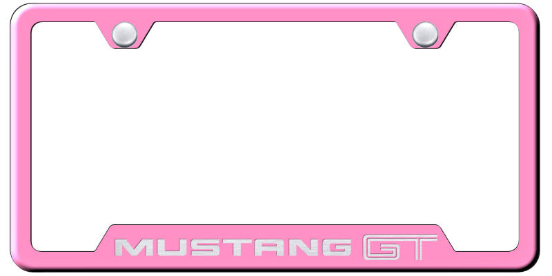 Ford Mustang GT Cut-Out Frame - Laser Etched - Official Licensed