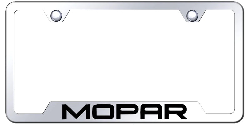 Mopar Cut-Out License Plate Frame - Official Licensed
