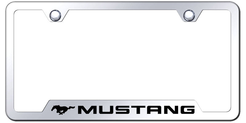 Ford Mustang Cut-Out Frame - Laser Etched - Official Licensed