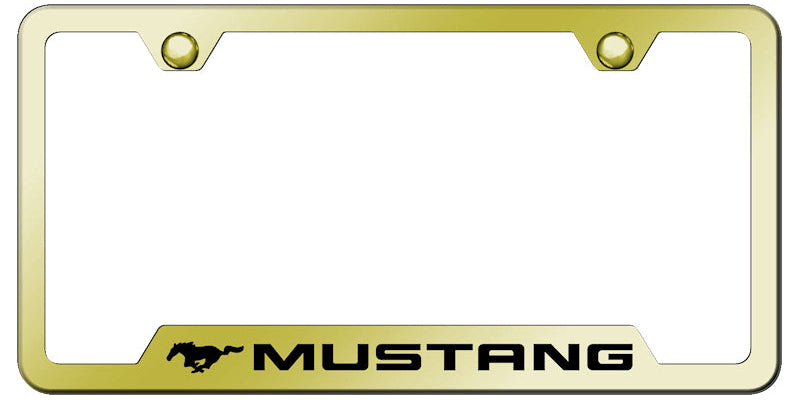 Ford Mustang Cut-Out Frame - Laser Etched - Official Licensed