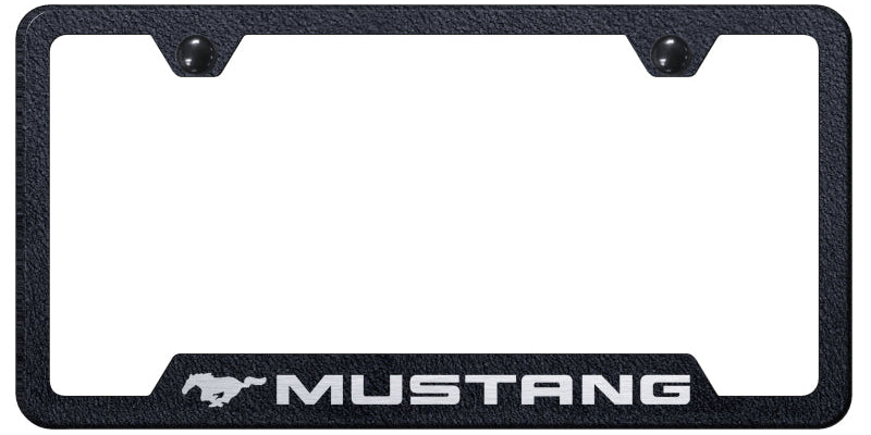 Ford Mustang Cut-Out Frame - Laser Etched - Official Licensed