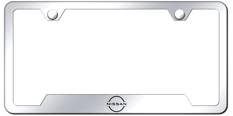 Nissan Logo Cut-Out Frame - Official Licensed