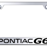 Pontiac G6 Cut-Out Frame - Laser Etched - Official Licensed