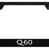 Infiniti Q60 Cut-Out Frame - Laser Etched - Official Licensed