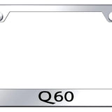 Infiniti Q60 Cut-Out Frame - Laser Etched - Official Licensed