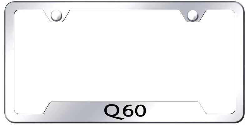 Infiniti Q60 Cut-Out Frame - Laser Etched - Official Licensed