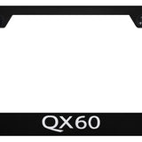 Infiniti QX60 Cut-Out Frame - Laser Etched - Official Licensed