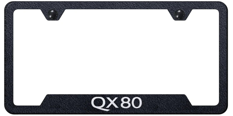 Infiniti QX80 Cut-Out Frame - Laser Etched - Official Licensed