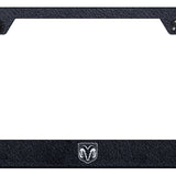 Ram Head Cut-Out Frame - Laser Etched Rugged Black - Official Licensed