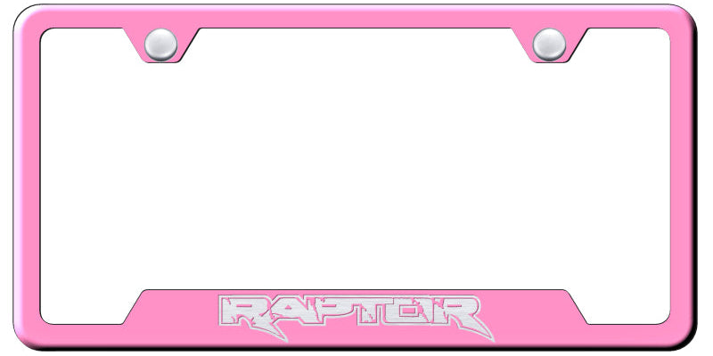 Ford Raptor Cut-Out Frame - Laser Etched - Official Licensed