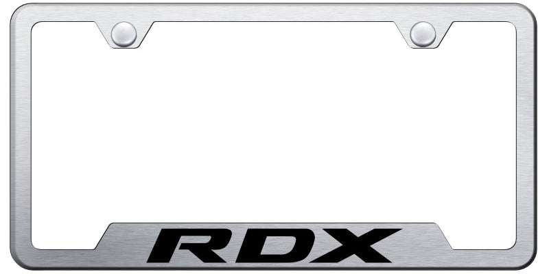 Acura RDX Cut-Out Frame - Laser Etched - Official Licensed