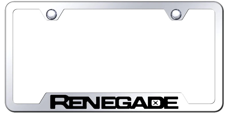 Jeep Renegade Cut-Out Frame - Laser Etched - Official Licensed