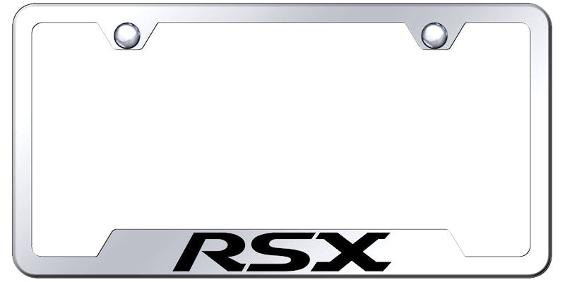 Acura RSX Cut-Out License Plate Frame - Laser Etched - Official Licensed