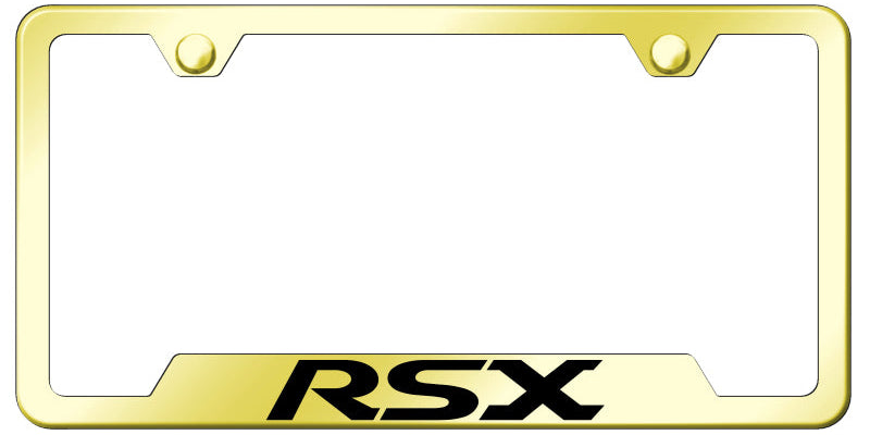Acura RSX Cut-Out License Plate Frame - Laser Etched - Official Licensed