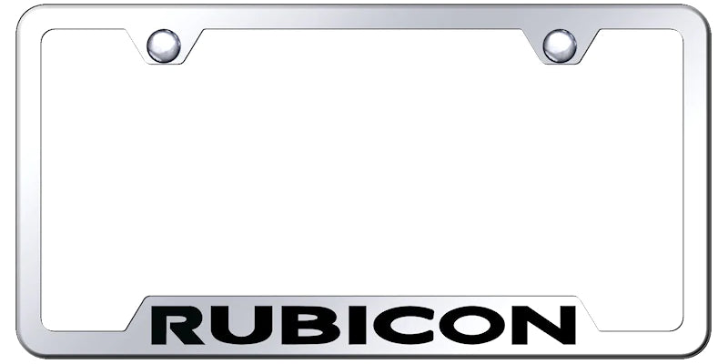 Jeep Rubicon Cut-Out Frame - Laser Etched - Official Licensed